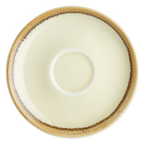 Olympia Kiln Cappuccino Saucer Sandstone 140mm (6 Pack)