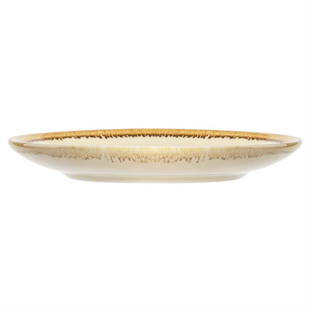 Olympia Kiln Cappuccino Saucer Sandstone 160mm (6 Pack) Olympia Kiln Cappuccino Saucer Sandstone 160mm (6 Pack)