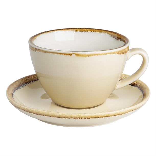 Olympia Kiln Coffee Cups Sandstone 340ml (6 Pack) Olympia Kiln Coffee Cups Sandstone 340ml (6 Pack)