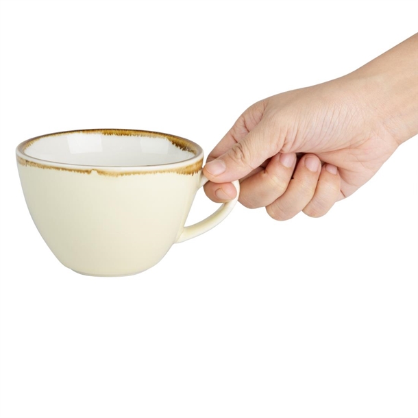 Olympia Kiln Coffee Cups Sandstone 340ml (6 Pack) Olympia Kiln Coffee Cups Sandstone 340ml (6 Pack)