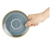 Olympia Kiln Cappuccino Saucer Ocean 140mm (6 Pack)