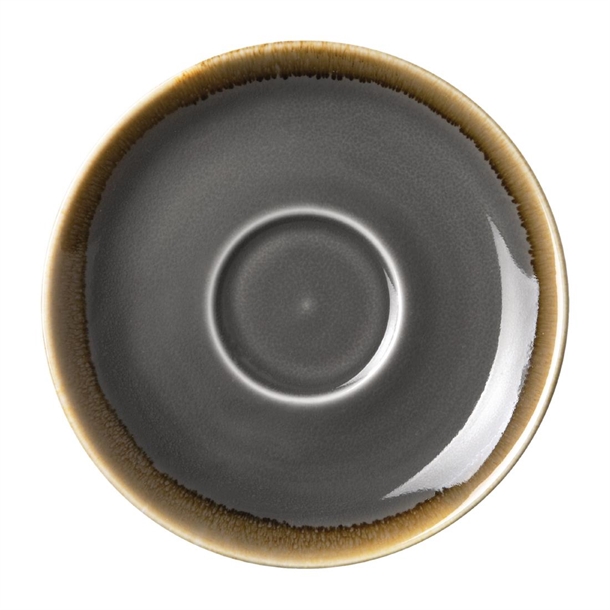 Olympia Kiln Cappuccino Saucer Smoke 140mm (6 Pack) Olympia Kiln Cappuccino Saucer Smoke 140mm (6 Pack)