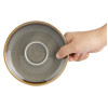 Olympia Kiln Cappuccino Saucer Smoke 140mm (6 Pack) Olympia Kiln Cappuccino Saucer Smoke 140mm (6 Pack)