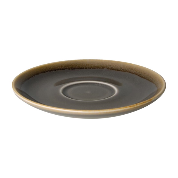 Olympia Kiln Cappuccino Saucer Smoke 140mm (6 Pack) Olympia Kiln Cappuccino Saucer Smoke 140mm (6 Pack)