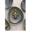 Olympia Kiln Triangular Plate Ocean 165mm (6 Pack)