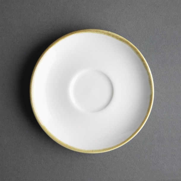 Olympia Kiln 230ml Cup Saucer Chalk 140mm (Pack of 6) Olympia Kiln 230ml Cup Saucer Chalk 140mm (Pack of 6)