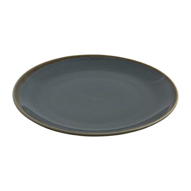 Olympia Kiln Round Plate Ocean 280mm (4 Pack)