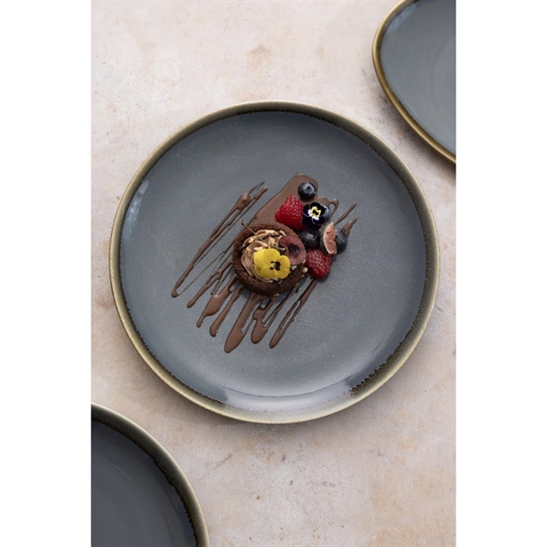 Olympia Kiln Round Plate Ocean 280mm (4 Pack)