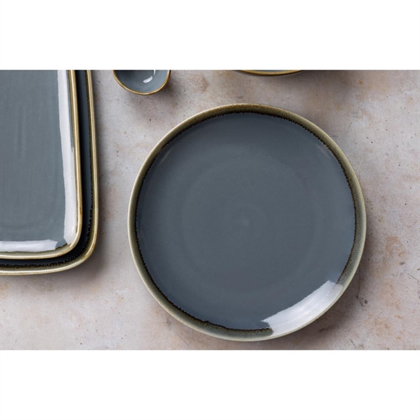 Olympia Kiln Round Plate Ocean 280mm (4 Pack)