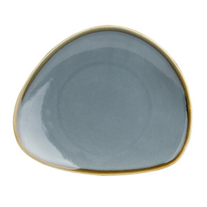 Olympia Kiln Triangular Plate Ocean 230mm (6 Pack)