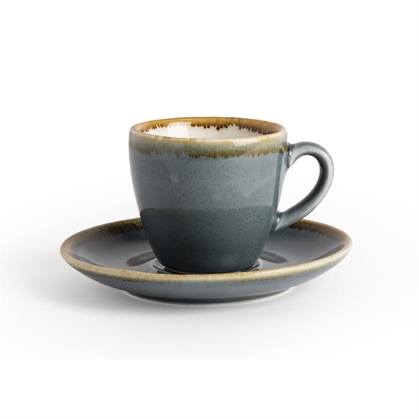 Olympia Kiln Espresso Cups Ocean 85ml (6 Pack)