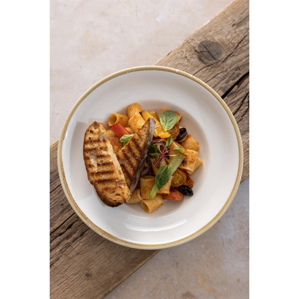 Olympia Kiln Pasta Bowl Chalk 250mm 340ml (Pack of 4) Olympia Kiln Pasta Bowl Chalk 250mm 340ml (Pack of 4)