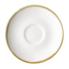 Olympia Kiln Espresso Cup Saucer Chalk 115mm (Pack of 6)