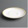 Olympia Kiln Espresso Cup Saucer Chalk 115mm (Pack of 6)