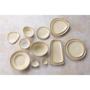 Olympia Kiln Pasta Bowls Sandstone 250mm (Pack of 4)