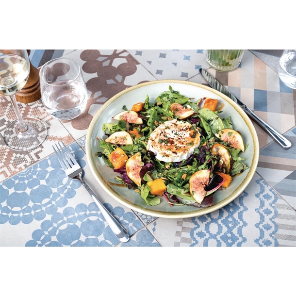 Olympia Kiln Round Coupe Plate Moss 230mm (6 Pack) Olympia Kiln Round Coupe Plate Moss 230mm (6 Pack)