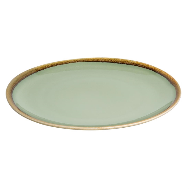 Olympia Kiln Round Plate Moss 280mm (4 Pack)