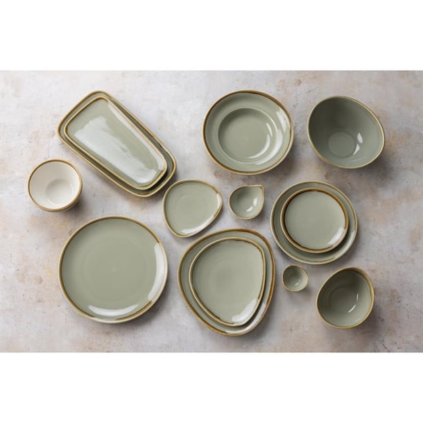 Olympia Kiln Medium Platter Moss 295mm Olympia Kiln Medium Platter Moss 295mm
