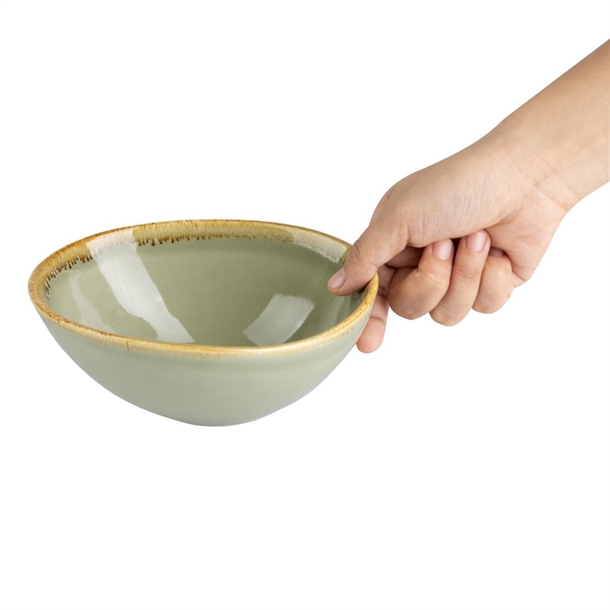 Olympia Kiln Bowl Moss 165mm (6 Pack) Olympia Kiln Bowl Moss 165mm (6 Pack)