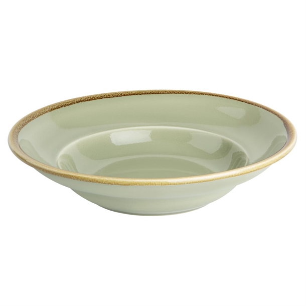 Olympia Kiln Pasta Bowls Moss 250mm (Pack of 4)