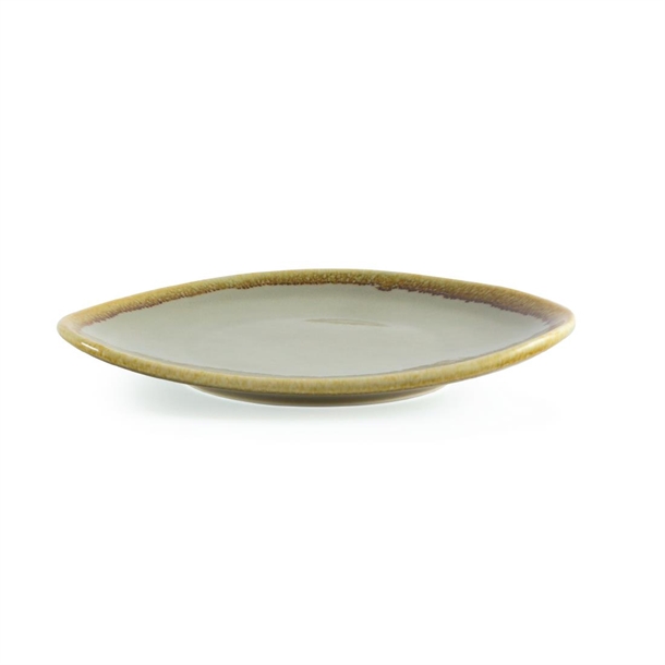 Olympia Kiln Triangular Plate Moss 165mm (6 Pack)