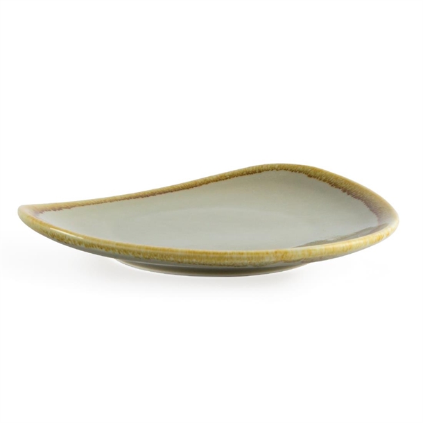 Olympia Kiln Triangular Plate Moss 165mm (6 Pack)