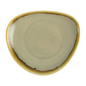 Olympia Kiln Triangular Plate Moss 165mm (6 Pack)