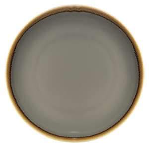 Olympia Kiln Round Coupe Plate Smoke 280mm (4 Pack)