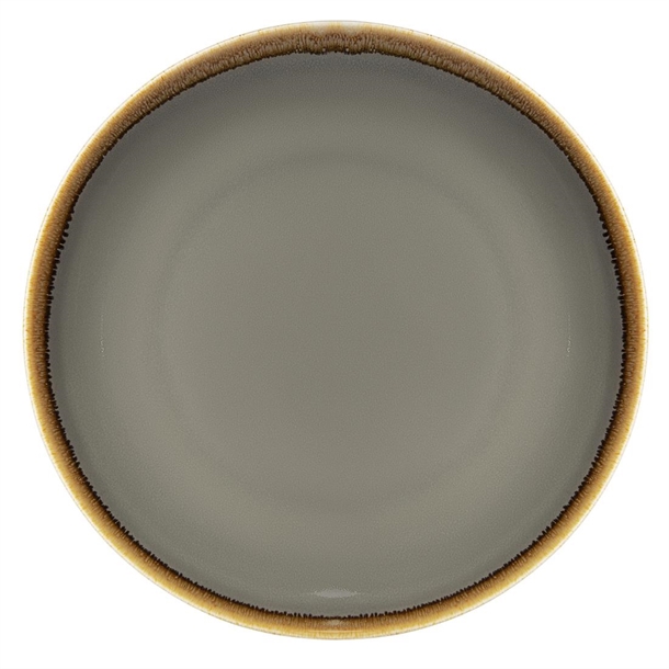 Olympia Kiln Round Coupe Plate Smoke 280mm (4 Pack) Olympia Kiln Round Coupe Plate Smoke 280mm (4 Pack)