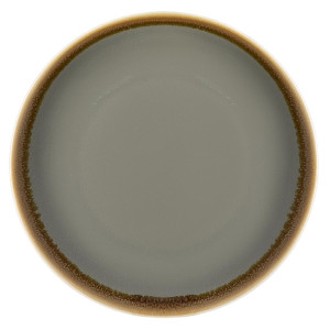Olympia Kiln Round Coupe Plate Smoke 230mm (6 Pack)