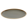 Olympia Kiln Round Coupe Plate Smoke 230mm (6 Pack)