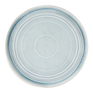 Olympia Cavolo Flat Round Plates Ice Blue 270mm (4 Pack)