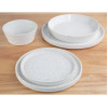 Olympia Cavolo White Speckle Flat Round Plate 180(Ø Pack)mm (6 Pack)