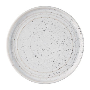 Olympia Cavolo White Speckle Flat Round Plate 180(Ø Pack)mm (6 Pack)