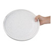 Olympia Cavolo White Speckle Flat Round Plate 270mm (4 Pack) Olympia Cavolo White Speckle Flat Round Plate 270mm (4 Pack)