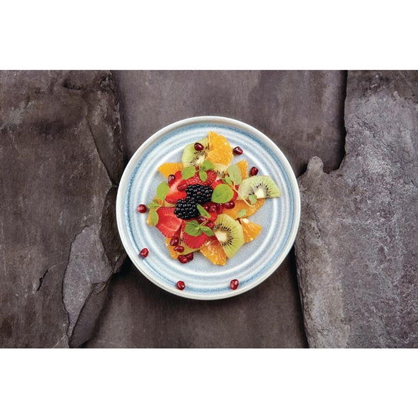 Olympia Cavolo Flat Round Plates Ice Blue 180mm (6 Pack) Olympia Cavolo Flat Round Plates Ice Blue 180mm (6 Pack)