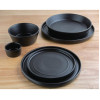Olympia Cavolo Textured Black Flat Round Plate 270(Ø Pack)mm (4 Pack) Olympia Cavolo Textured Black Flat Round Plate 270(Ø Pack)mm (4 Pack)