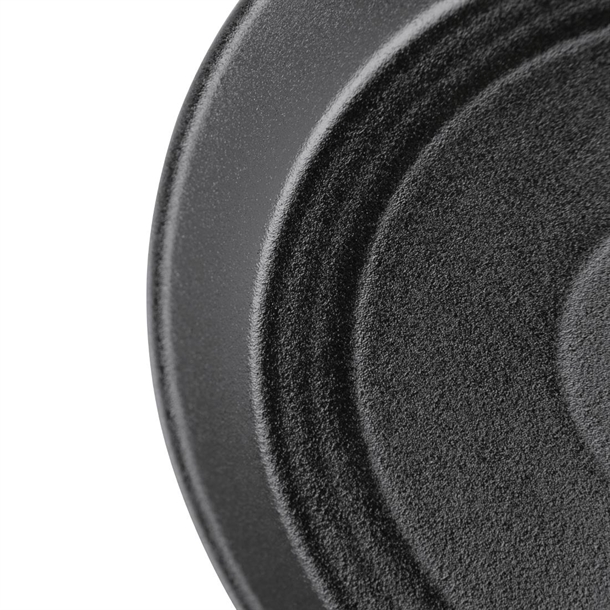 Olympia Cavolo Flat Round Bowls Textured Black 220mm (4 Pack) Olympia Cavolo Flat Round Bowls Textured Black 220mm (4 Pack)