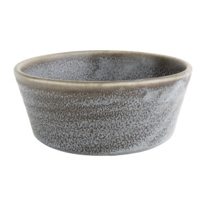 Olympia Cavolo Flat Round Bowls Charcoal Dusk 143mm (6 Pack)