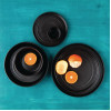Olympia Cavolo Textured Black Dipping Dish 67(Ø)mm (12 Pack)