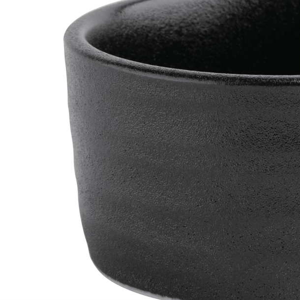 Olympia Cavolo Textured Black Dipping Dish 67(Ø)mm (12 Pack)