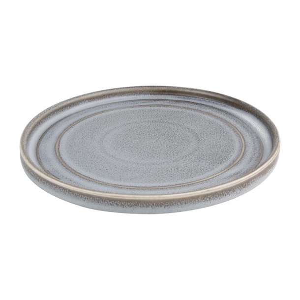 Olympia Cavolo Charcoal Dusk Flat Round Plate 220(Ø Pack)mm (6 Pack)
