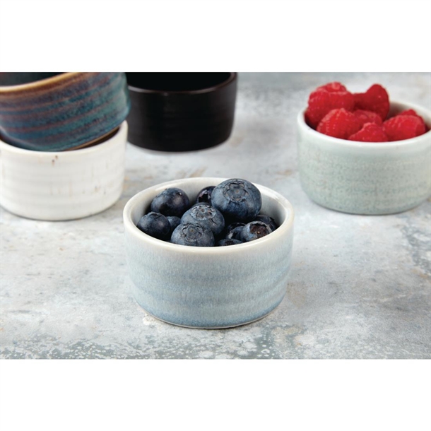 Olympia Cavolo Ice Blue Dipping Dish 67(Ø Pack)mm (12 Pack) Olympia Cavolo Ice Blue Dipping Dish 67(Ø Pack)mm (12 Pack)