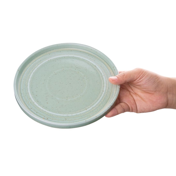 Olympia Cavolo Flat Round Plates Spring Green 180mm (6 Pack) Olympia Cavolo Flat Round Plates Spring Green 180mm (6 Pack)