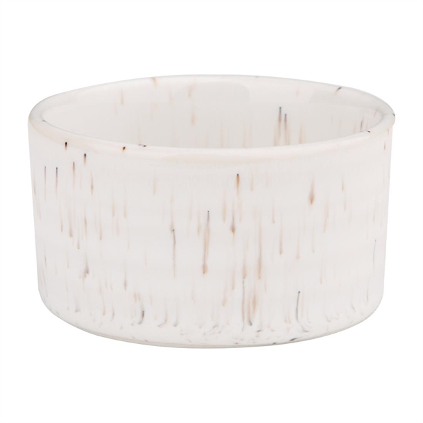 Olympia Cavolo White Speckle Dipping Dish 67(Ø Pack)mm (12 Pack) Olympia Cavolo White Speckle Dipping Dish 67(Ø Pack)mm (12 Pack)