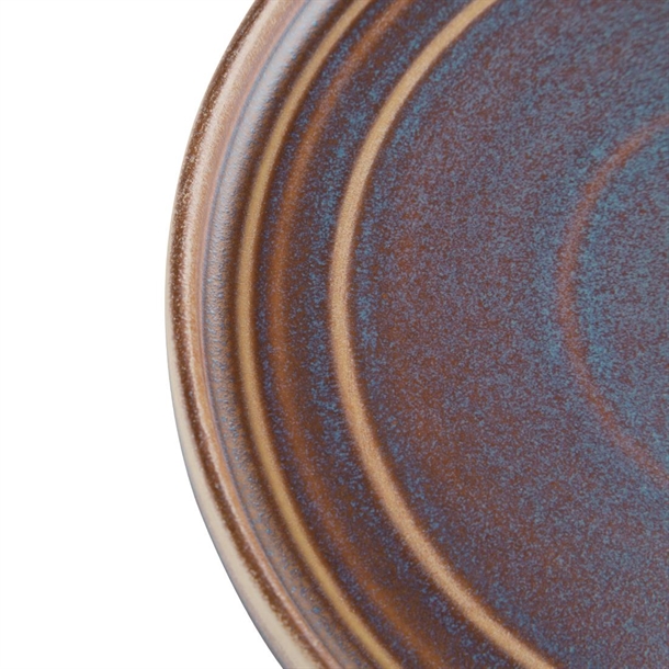 Olympia Cavolo Iridescent Flat Round Plate - 180mm (6 Pack) Olympia Cavolo Iridescent Flat Round Plate - 180mm (6 Pack)