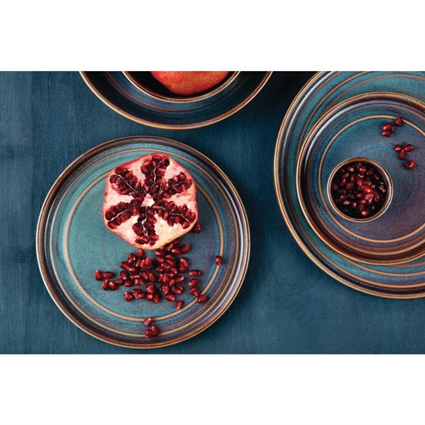 Olympia Cavolo Iridescent Flat Round Plate - 180mm (6 Pack) Olympia Cavolo Iridescent Flat Round Plate - 180mm (6 Pack)