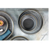 Olympia Cavolo Charcoal Dusk Flat Round Plate 270(Ø Pack)mm (4 Pack)