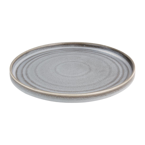 Olympia Cavolo Charcoal Dusk Flat Round Plate 270(Ø Pack)mm (4 Pack)