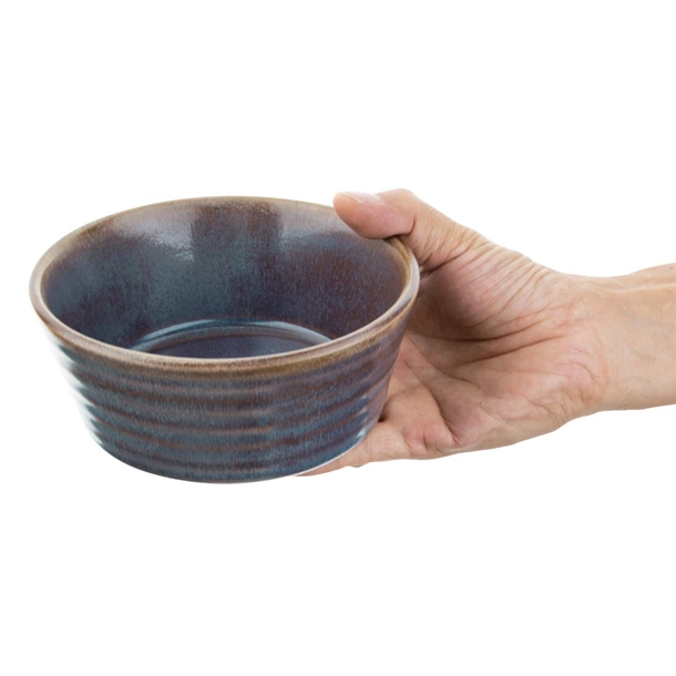 Olympia Cavolo Flat Round Bowls Iridescent 143mm (6 Pack) Olympia Cavolo Flat Round Bowls Iridescent 143mm (6 Pack)